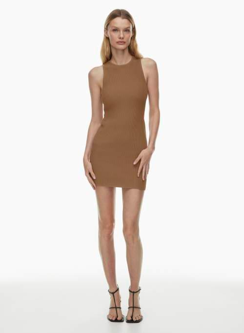 sculpt knit racer mini dress Product Image