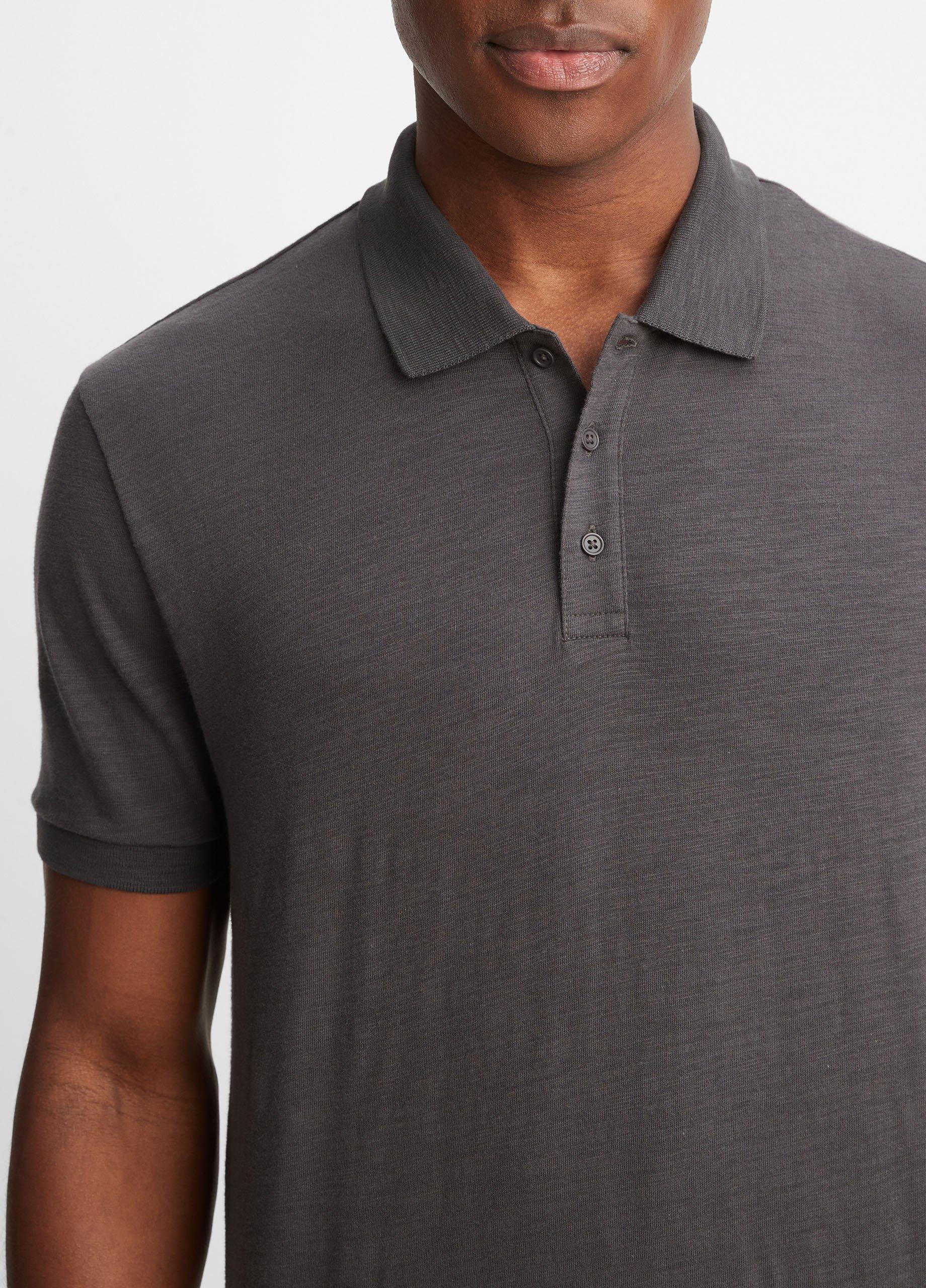 Classic Slub Polo Shirt Product Image