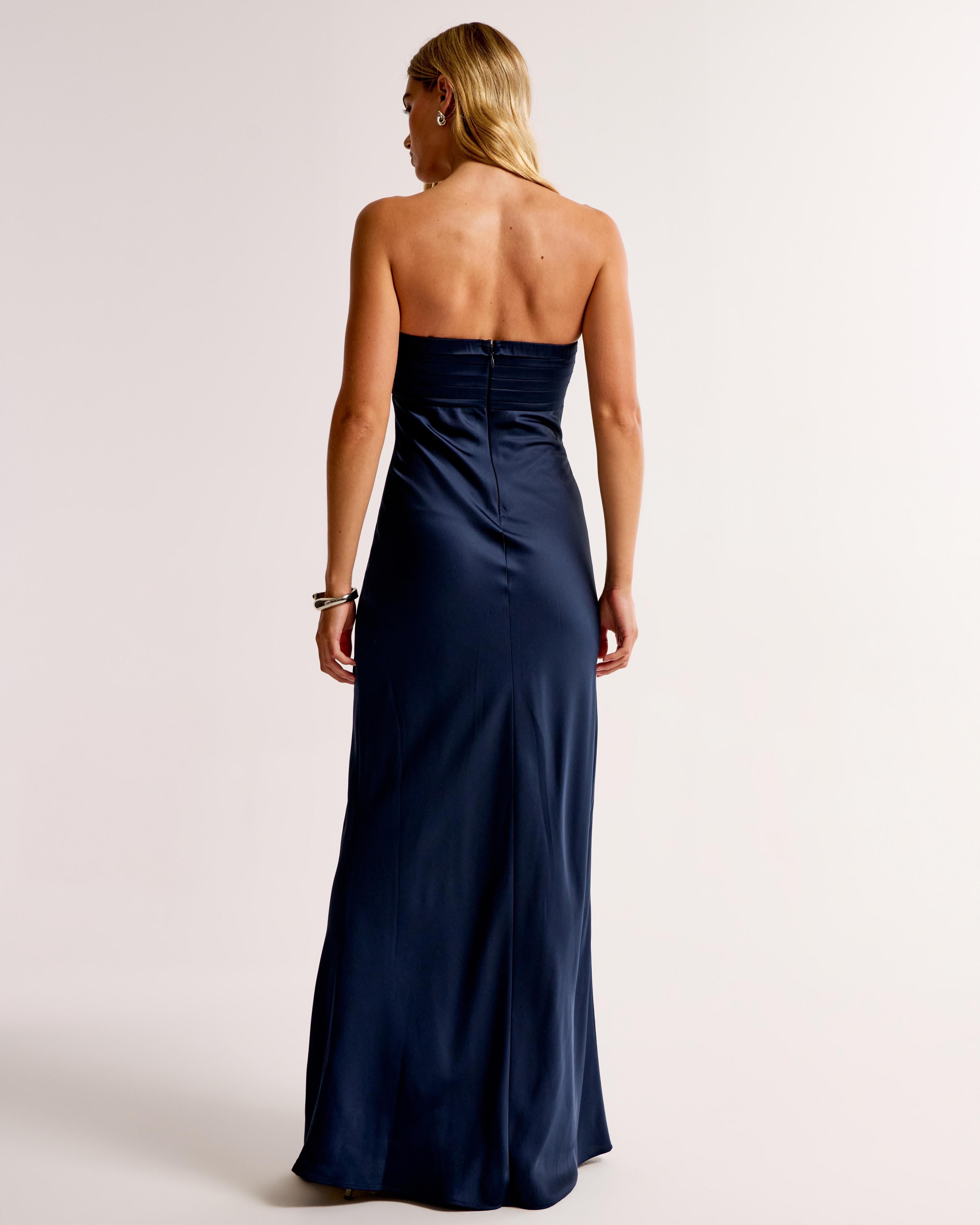 The A&F Emerson Strapless Slim Maxi Dress Product Image