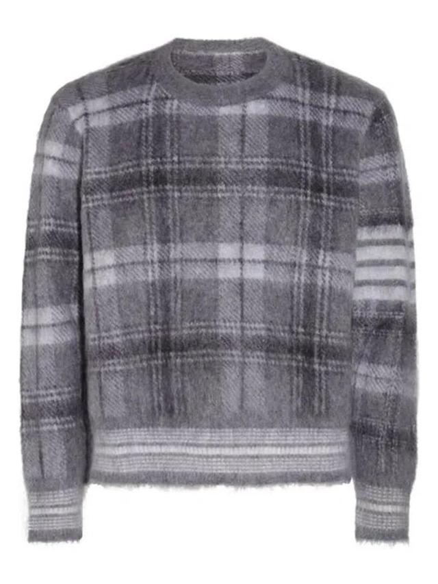 Men's Timeless Tartan Jumper Sweater In Grey Product Image