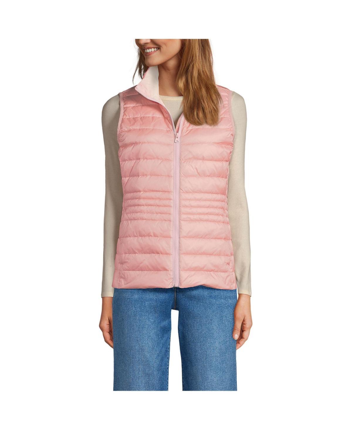 Womens Lands End Wanderweight Packable Down Vest Product Image