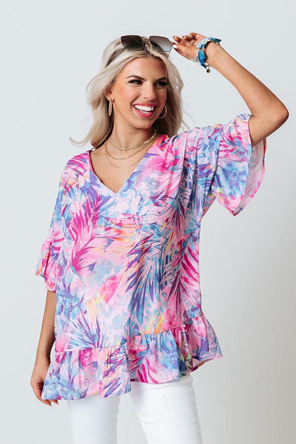 Tropic Oasis Shift Top Product Image