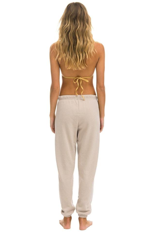 BOLT SWEATPANTS - SAND // MOCHA Female Product Image