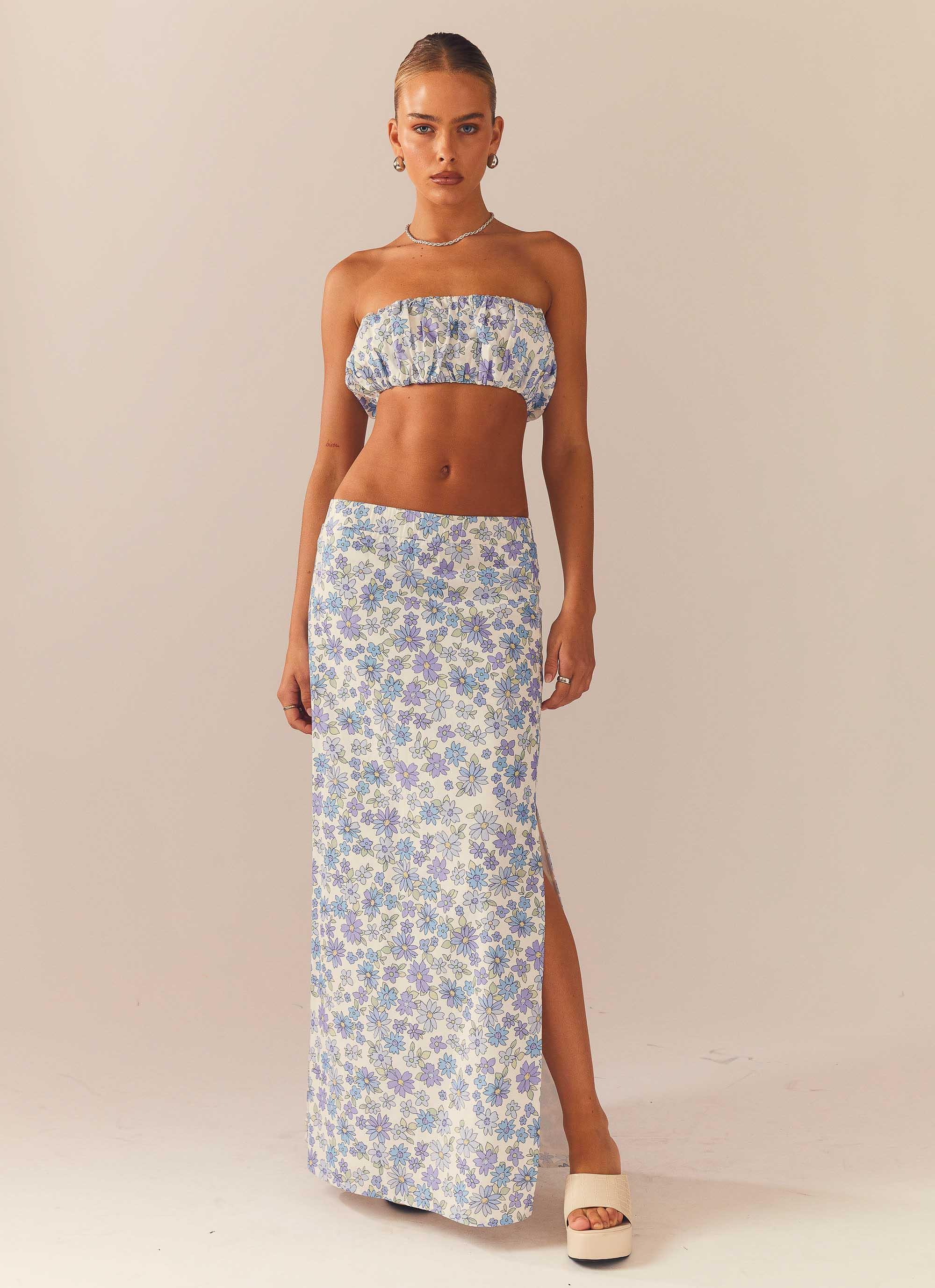 Countryside Picnic Bandeau Top - Daisy Chain Product Image