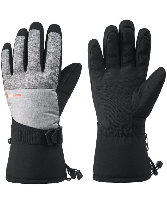 Alpine Swiss Mens Waterproof Ski Gloves Snowboarding 3M Thinsulate Winter Gloves Product Image