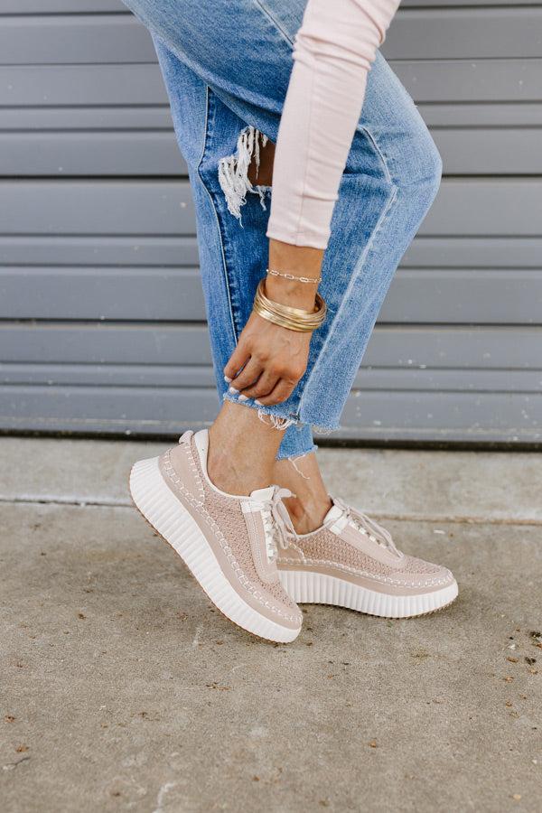 The Sean Platform Sneaker In Blush Product Image