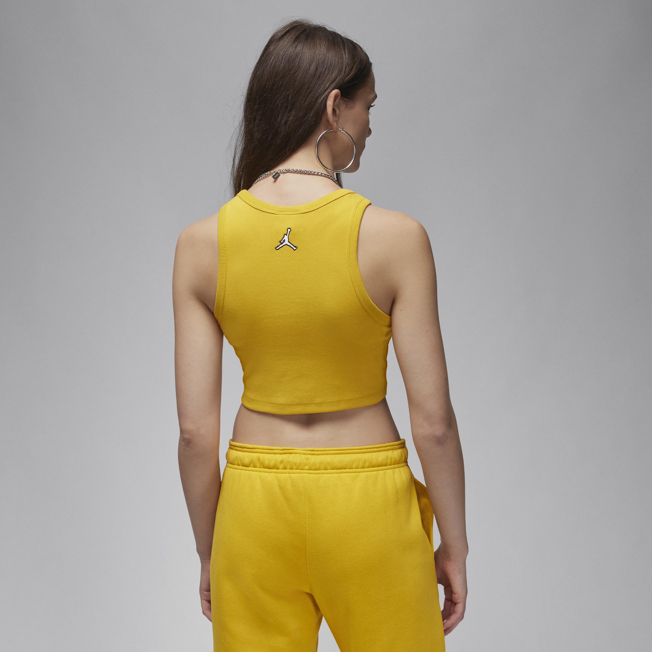 Jordan Womens Jordan Core Tank - Womens Yellow Ochre Product Image