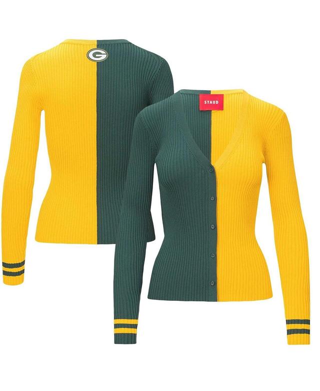 Womens STAUD /Gold Bay Packers Cargo Sweater Product Image