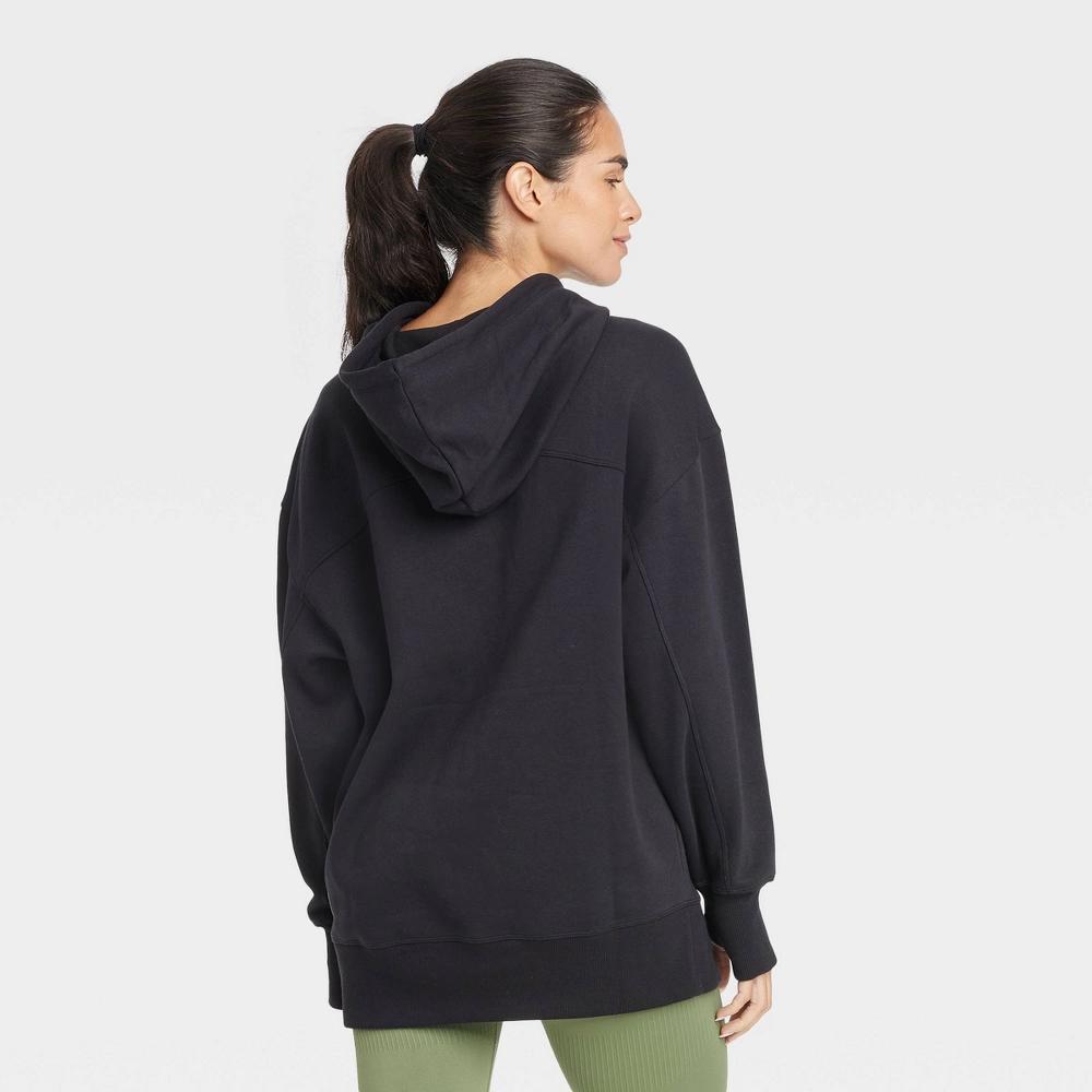 Women's Fleece Oversized Hooded Pullover Sweatshirt - JoyLab™ Product Image