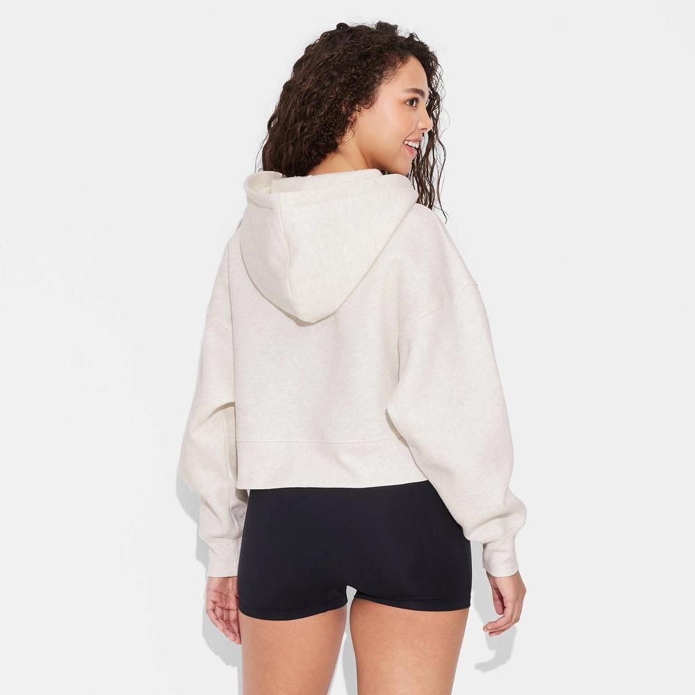 Women's Wedge Zip-Up Hooded Sweatshirt - Wild Fable™ Product Image