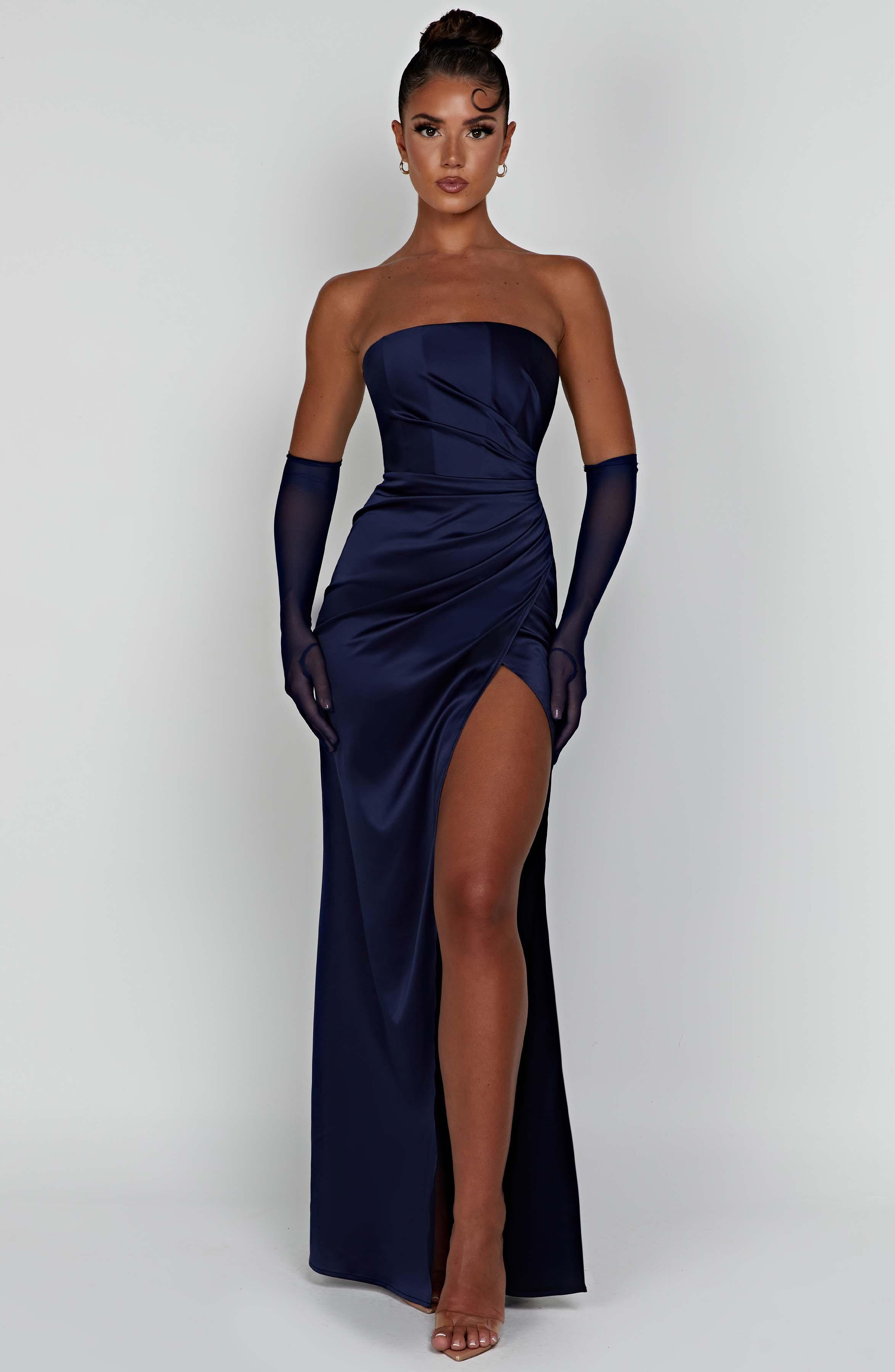 Safiya Maxi Dress - Navy Product Image