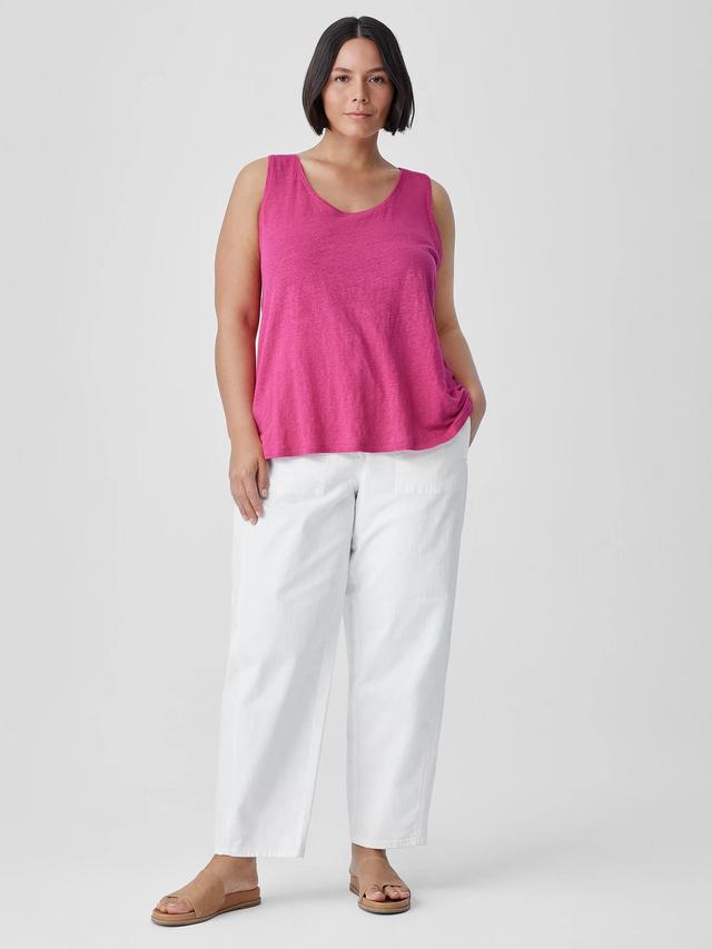 EILEEN FISHER Organic Linen Jersey Tankfemale Product Image