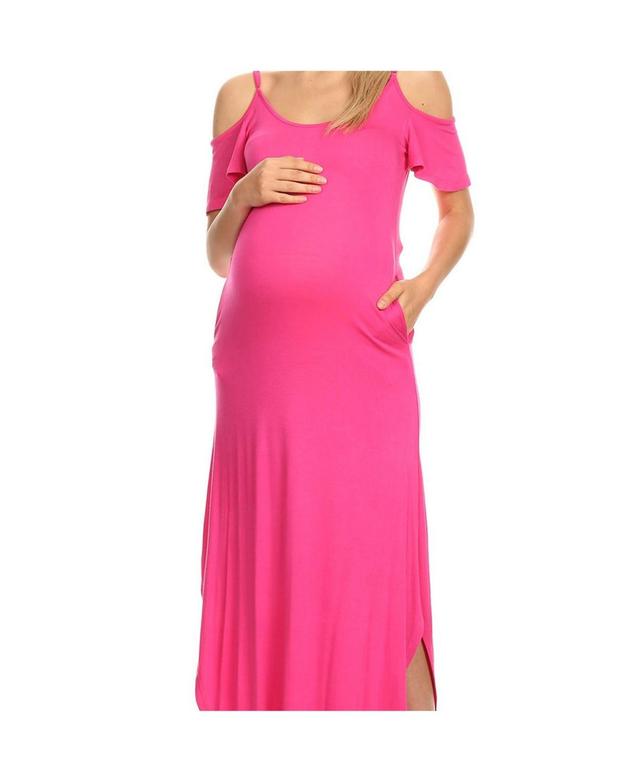 White Mark Maternity Lexi Maxi Dress Product Image