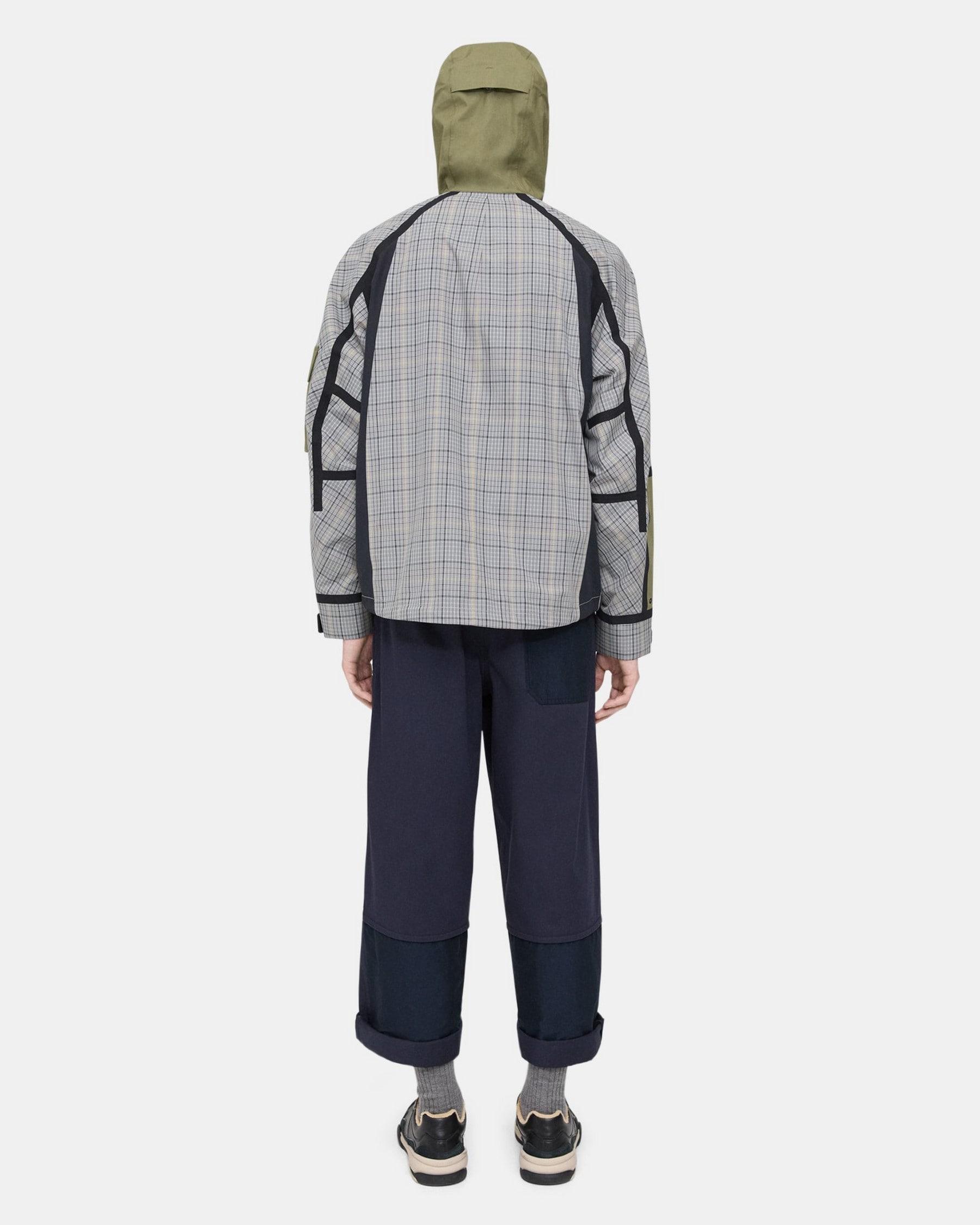 Backed Jacket in Cotton Check Product Image