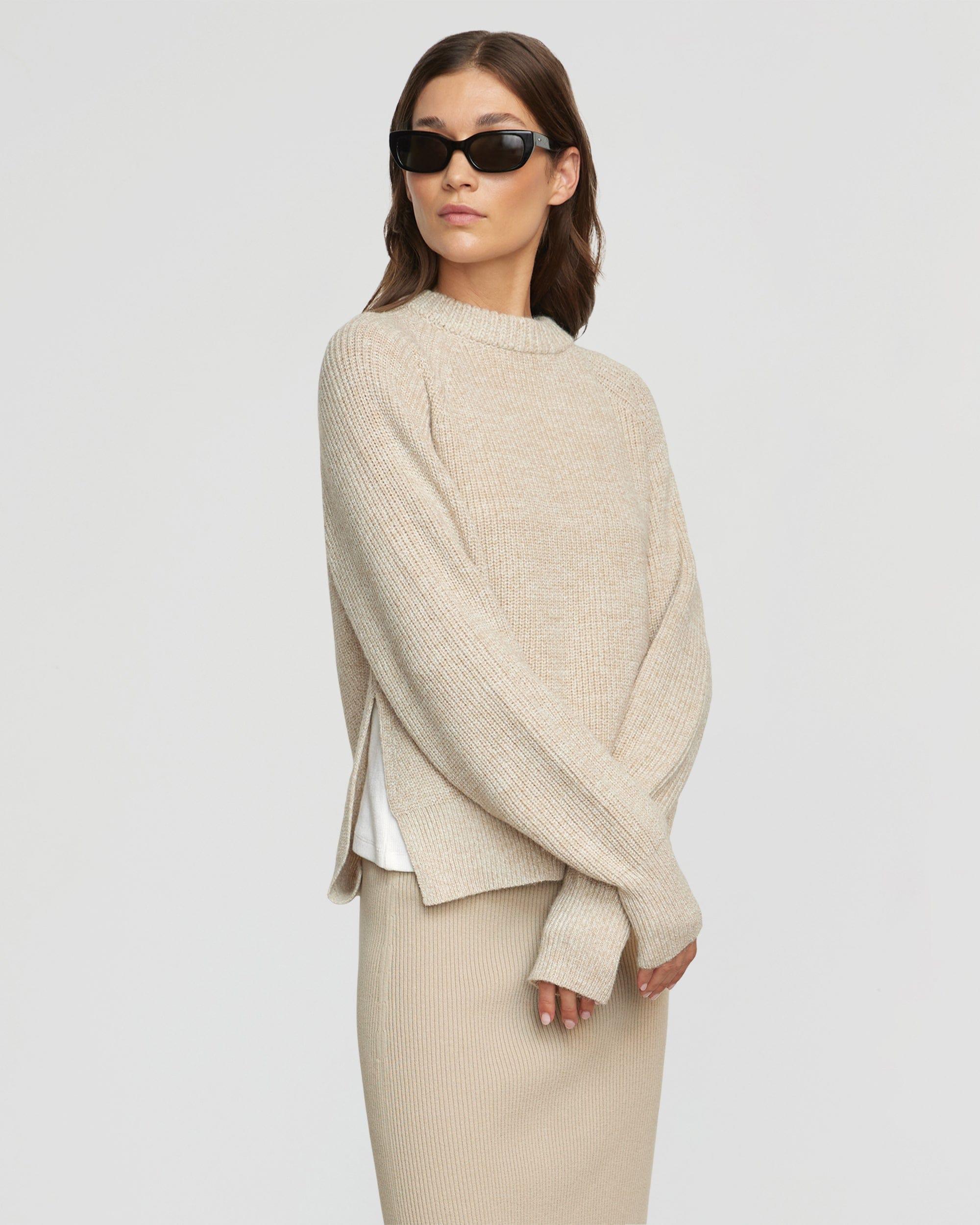 Roya Marled Boyfriend Sweater Product Image