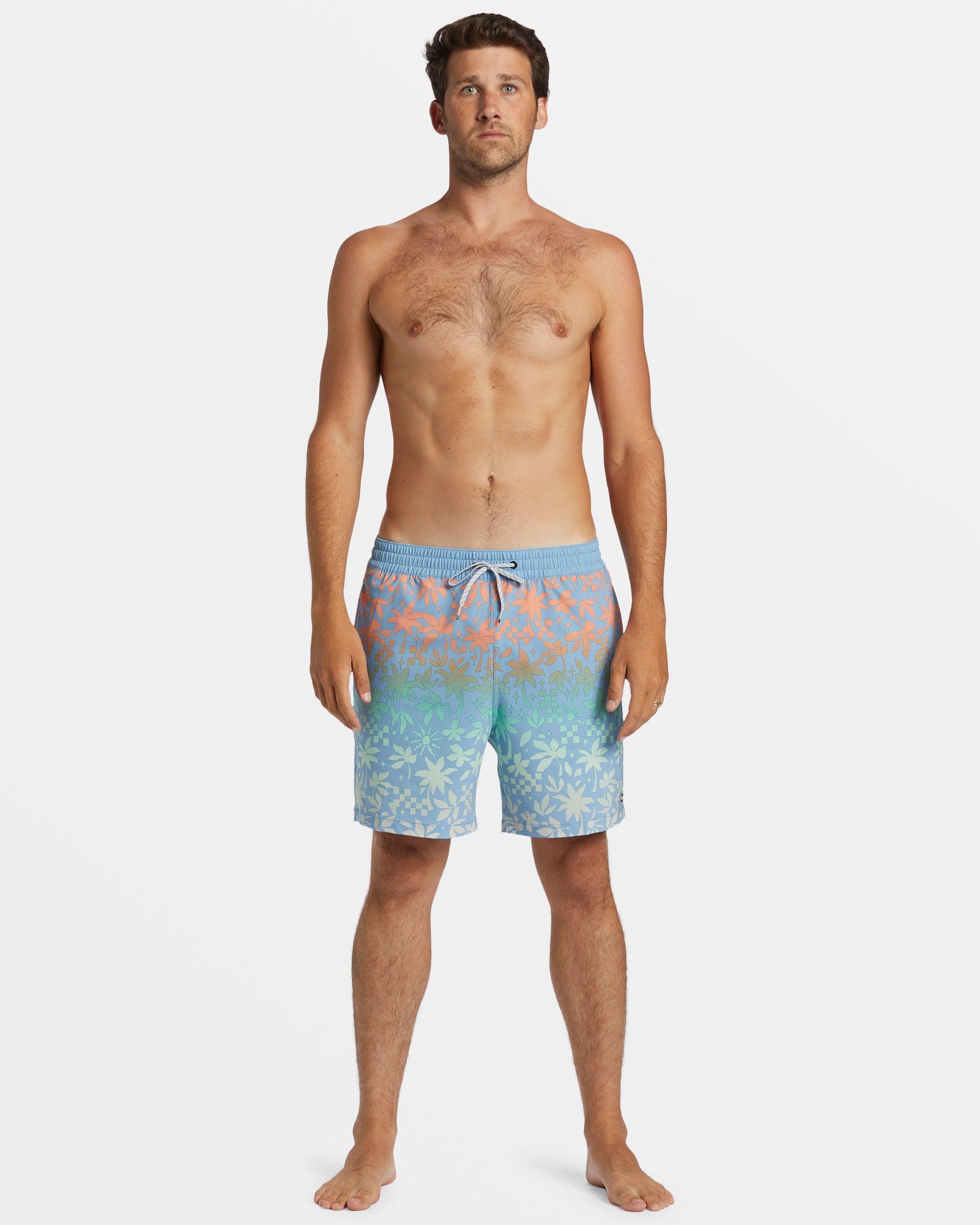 Good Times Layback 16" Swim Trunks - Coastal Blue Male Product Image