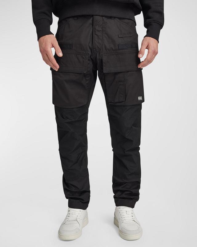 Mens 3D Tapered Cargo Pants Product Image