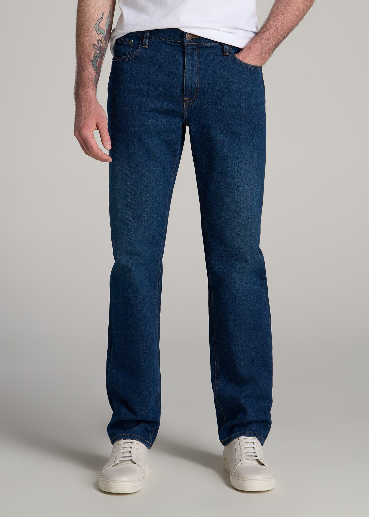 Americana Collection J1 Straight Fit Jeans For Tall Men in Crown Blue product image