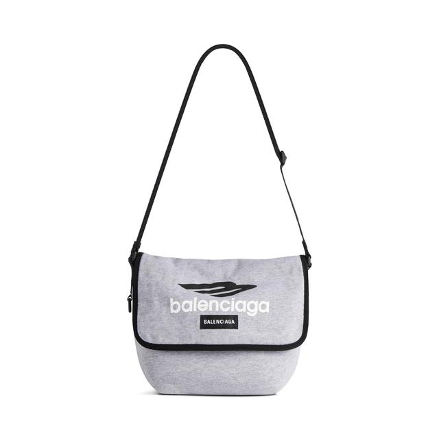 Men's Explorer Small Messenger Bag in Grey/black/white Product Image