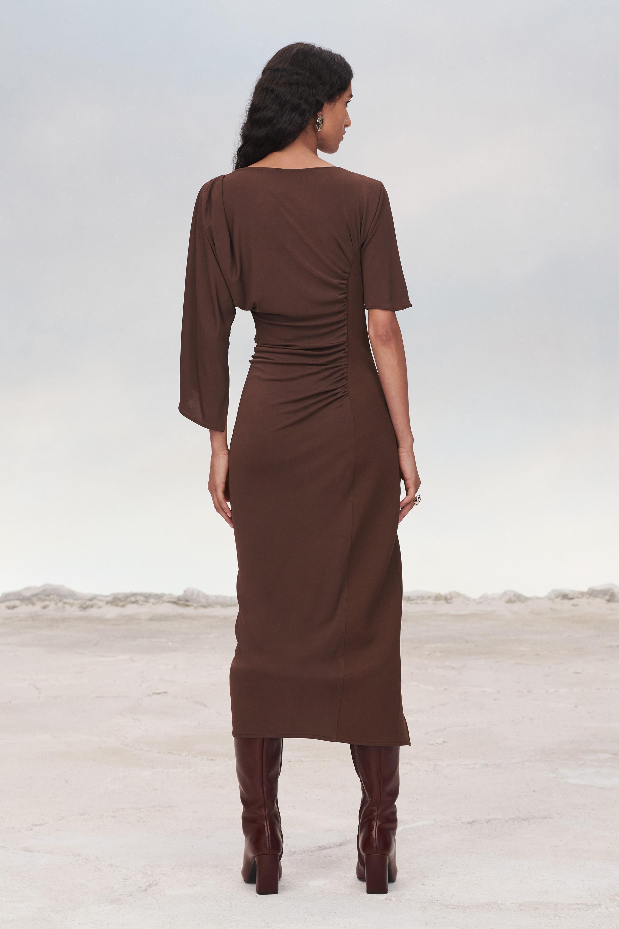 DRAPED MIDI DRESS LIMITED EDITION Product Image