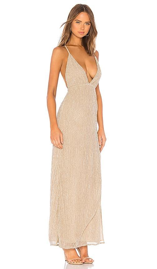 superdown Hailee High Slit Maxi Dress Size S. Product Image