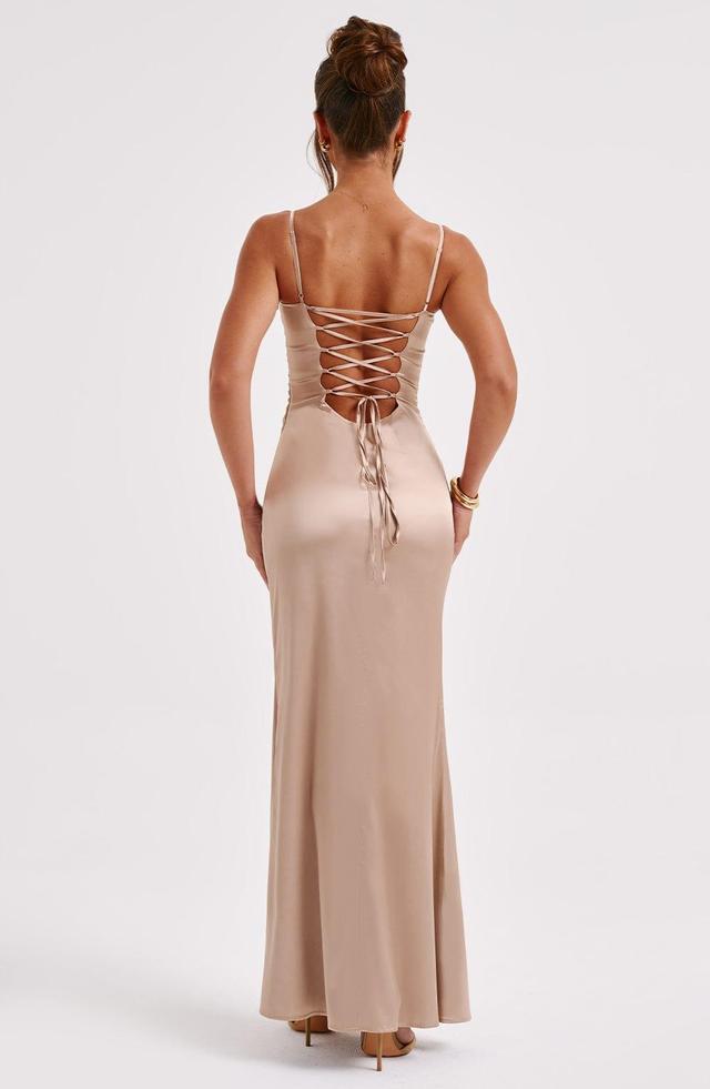 Zola Maxi Dress - Champagne Product Image