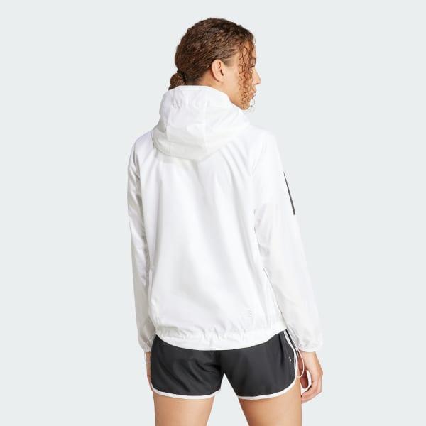 adidas Own The Run Jacket White S Womens Product Image