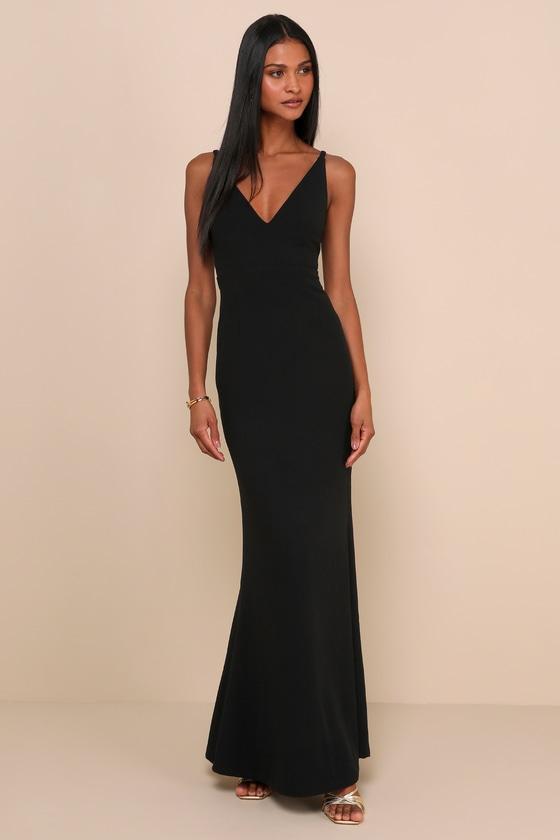 Melora Black Sleeveless Maxi Dress product image