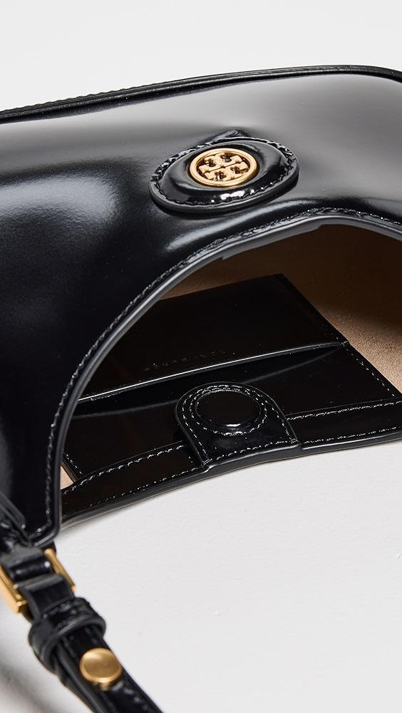 Tory Burch Robinson Spazzolato Convertible Crescent Bag | Shopbop Product Image