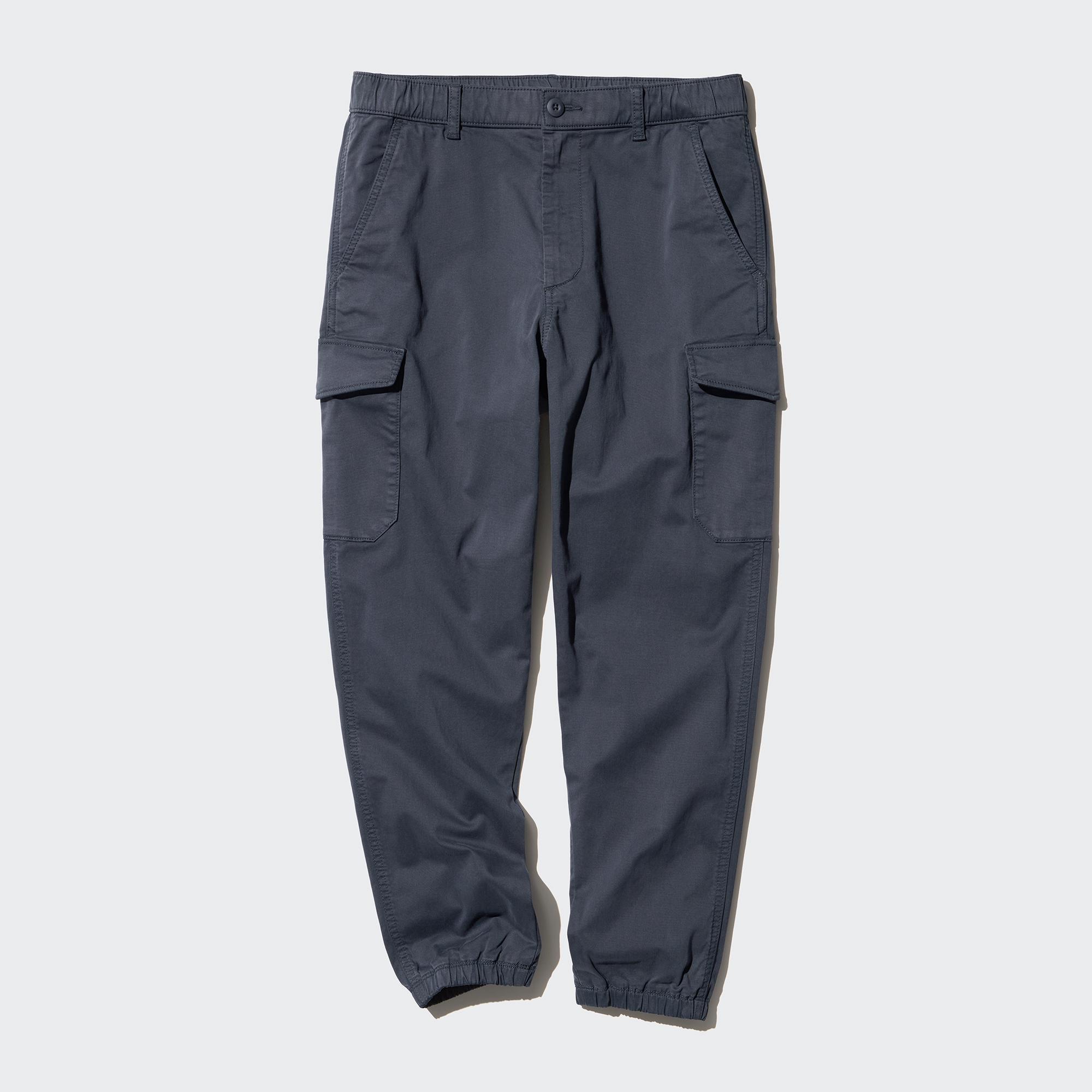 Mens Cargo Jogger Pants Gray XL UNIQLO US Product Image