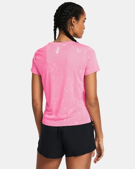 Women's UA Launch Splatter Short Sleeve Product Image