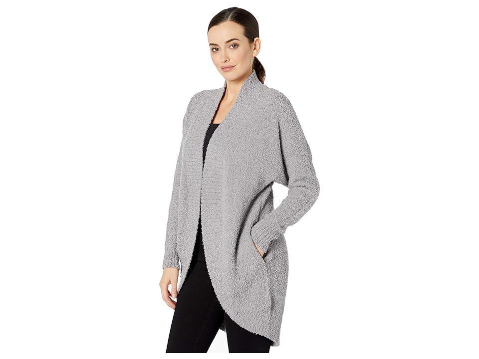 UGG Fremont Fluffy Knit Cardigan (Grey) Women's Sweater Product Image