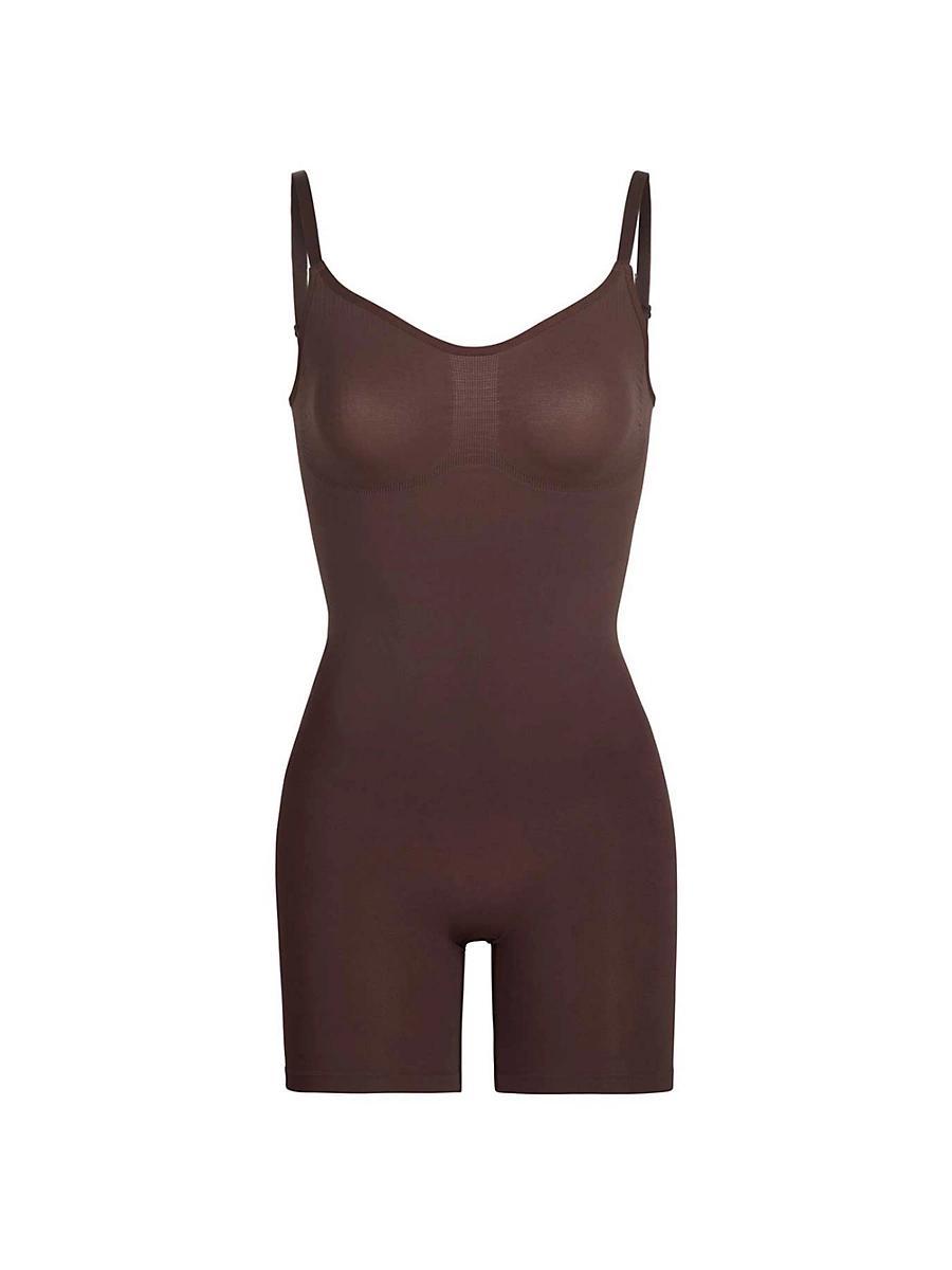 Womens Seamless Sculpt Mid Thigh Bodysuit Product Image