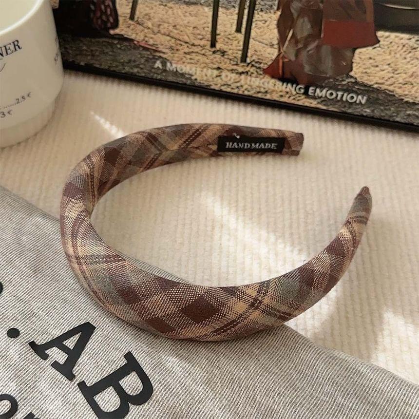 Plaid Headband Product Image