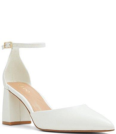 ALDO Jan Leather Ankle Strap Pumps product image