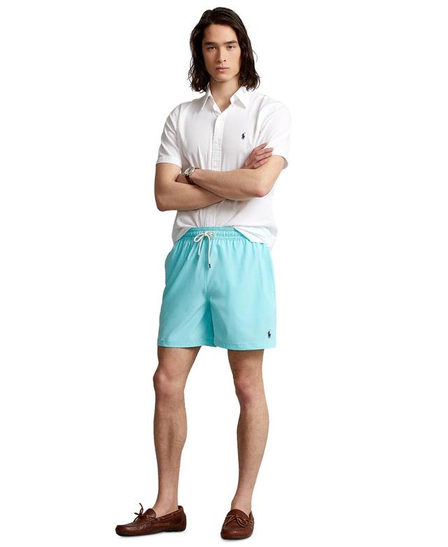 Polo Ralph Lauren Traveler Solid 5.75 Inseam Swim Trunks Product Image