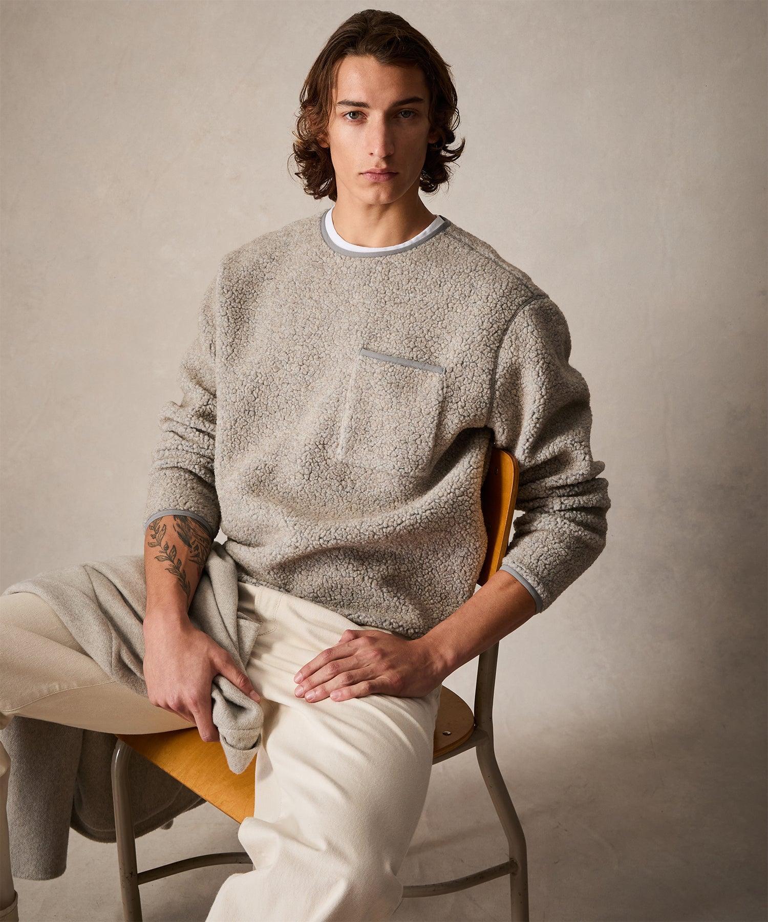 Sherpa Crewneck in Oatmeal Product Image