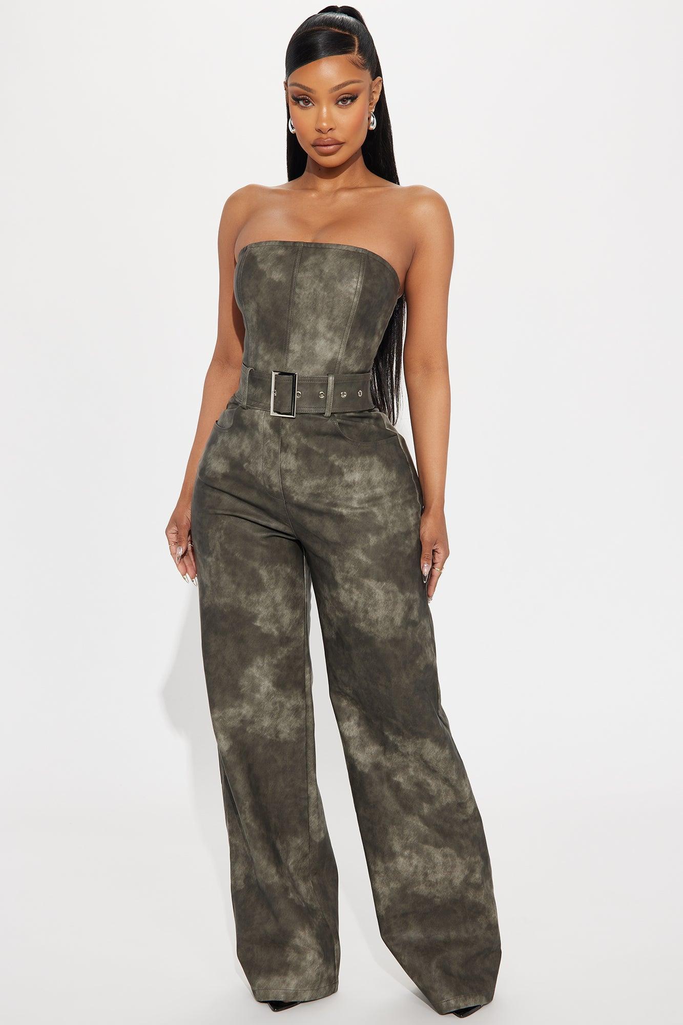 One Time Offer Jumpsuit - Grey Product Image