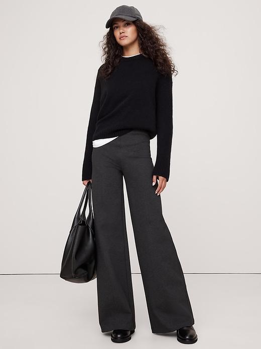 Wide-Leg Everywhere Ponte Pant Product Image