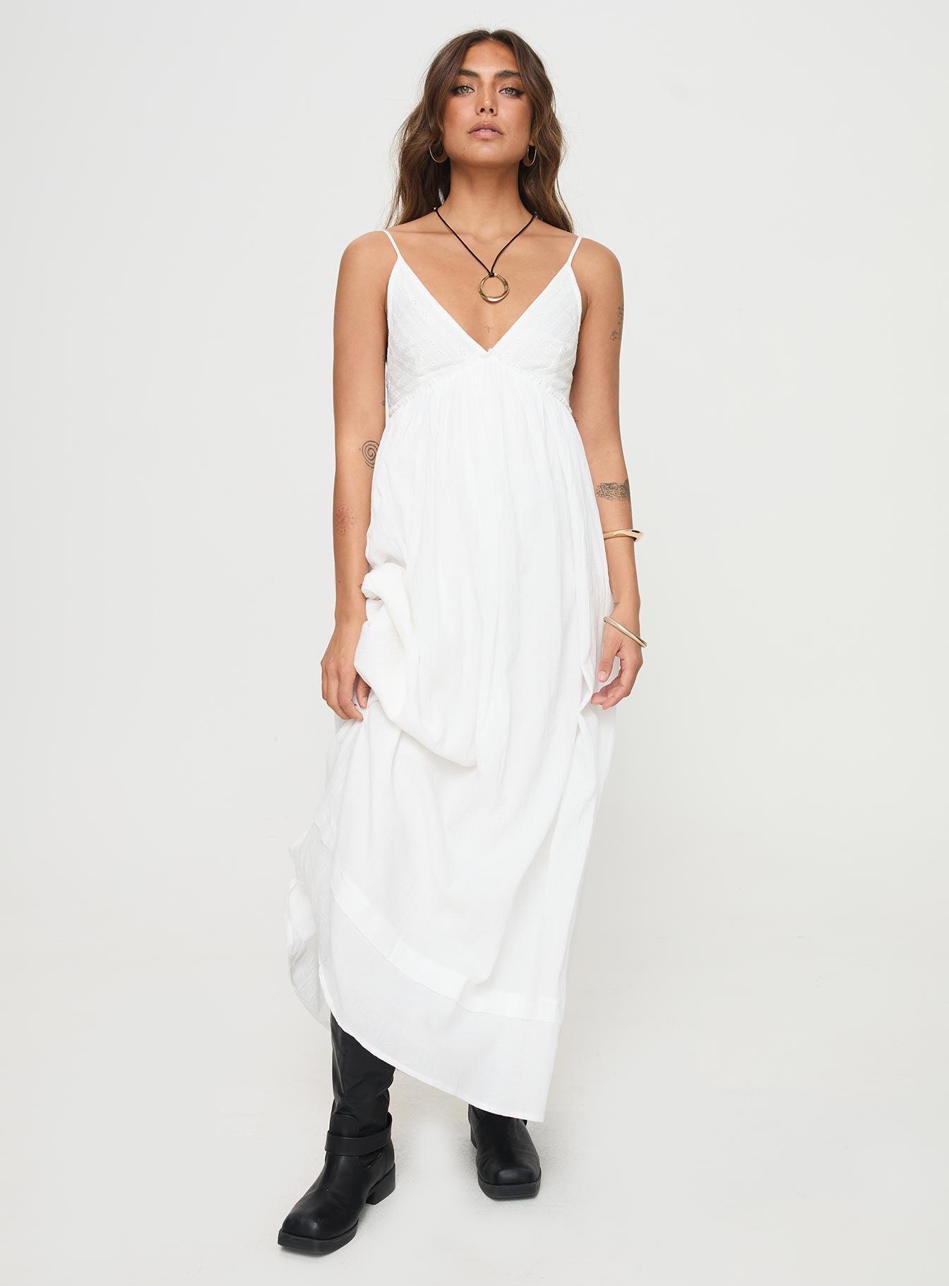 Eriksson Maxi Dress White Product Image