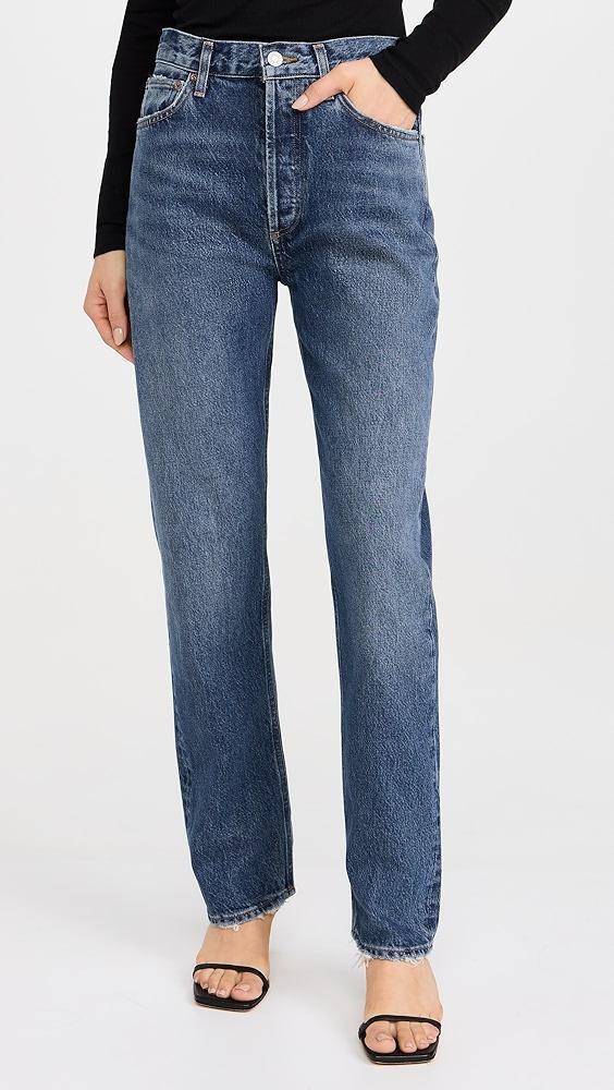 AGOLDE 90s Pinch Waist: High Rise Straight Jeans | Shopbop Product Image