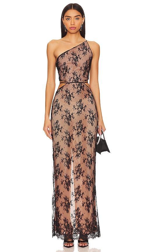 NBD Arzu Gown in Nude. Product Image