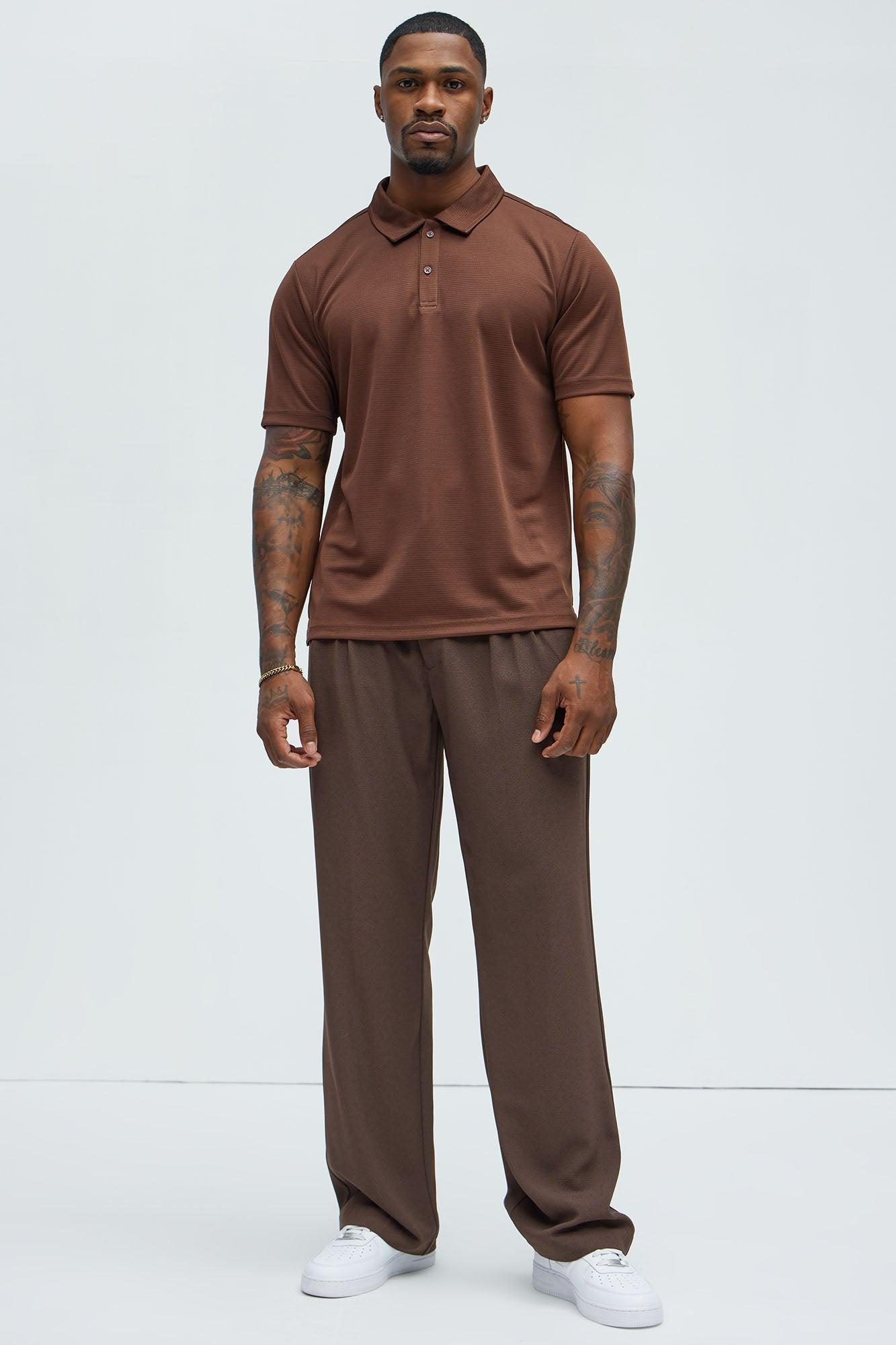 Florence Polo Shirt - Brown Product Image