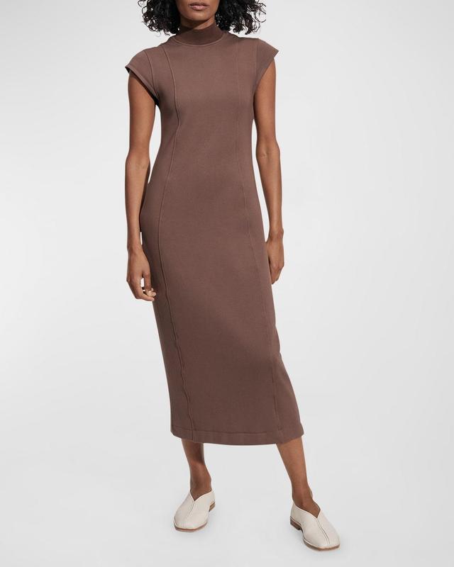 Taunton Mock-Neck Midi Dress Product Image