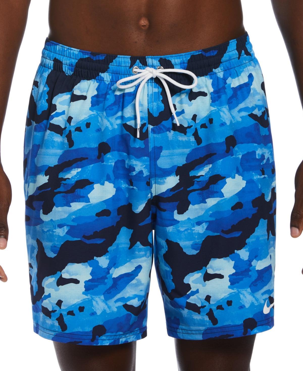 Nike Mens Midnight Camouflage Volley 7 Swim Trunks Product Image