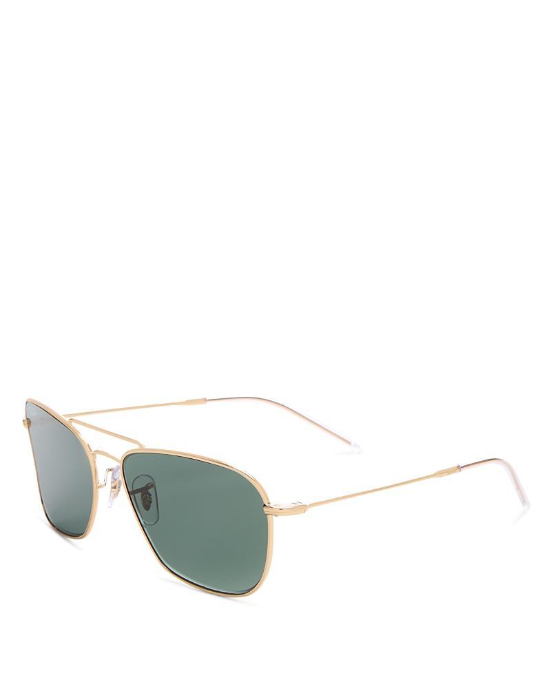 MANGO MAN - Rounded sunglasses ochre - One size - Men Product Image