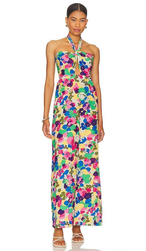 SWF Cross Front Maxi Dress in Pink. Product Image