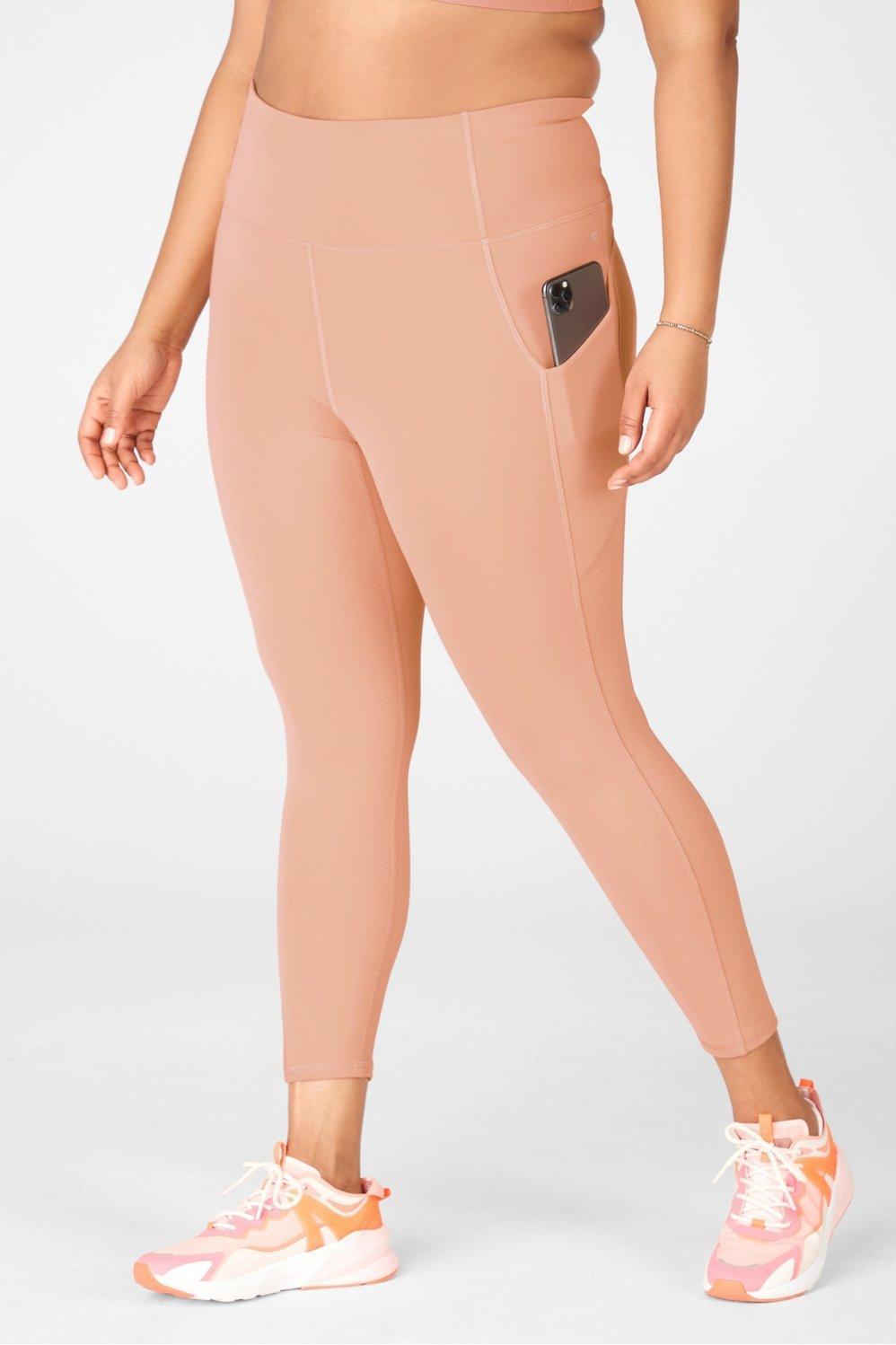 Fabletics Oasis High-Waisted 7/8 Legging Womens Maplewood Size XS Product Image