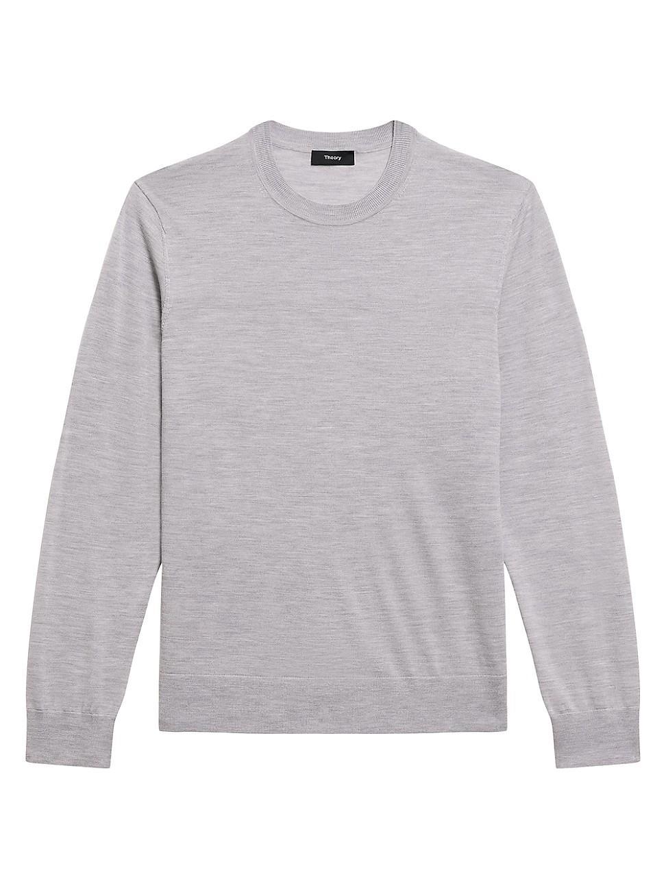 Mens Wool Crewneck Sweater Product Image