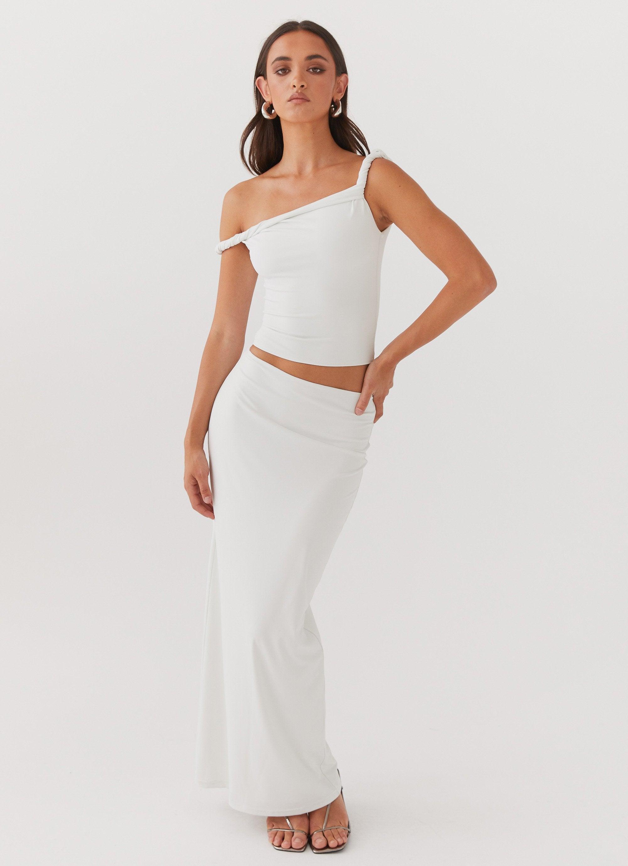 Solace Soul Maxi Skirt - Ivory Product Image